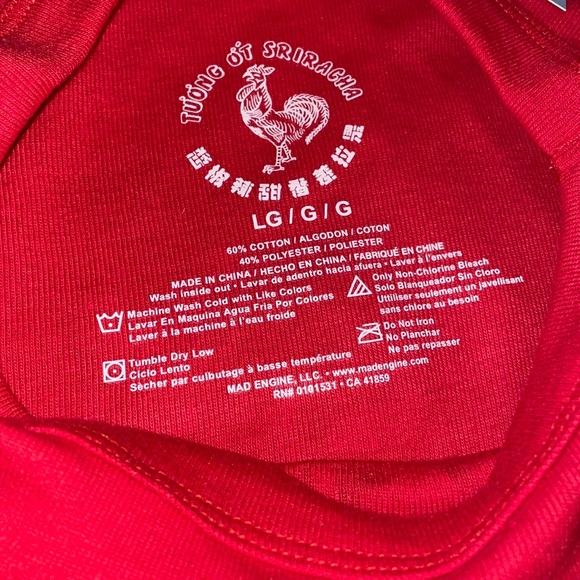 Sriracha Some Like It Hot Semi Cropped Shirt - Picture 3 of 3